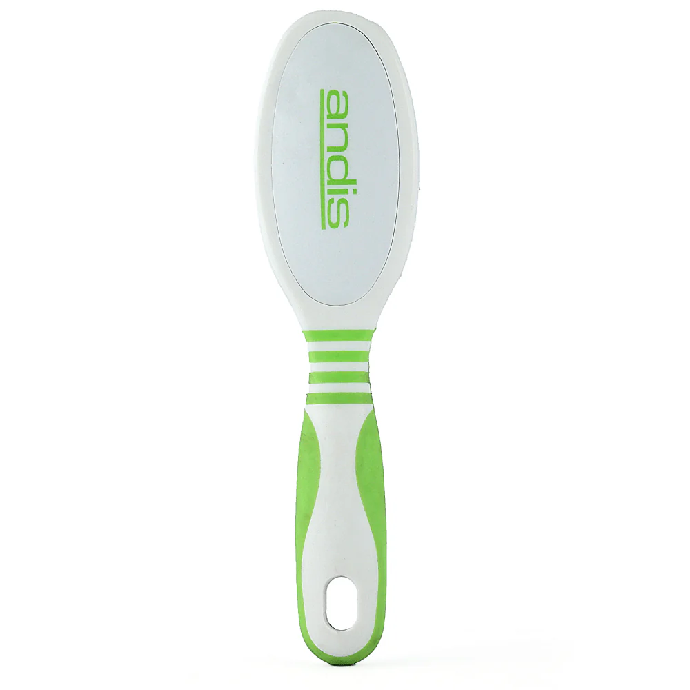Andis Pin Brush for Dogs (White/Lime Green) - Image 5