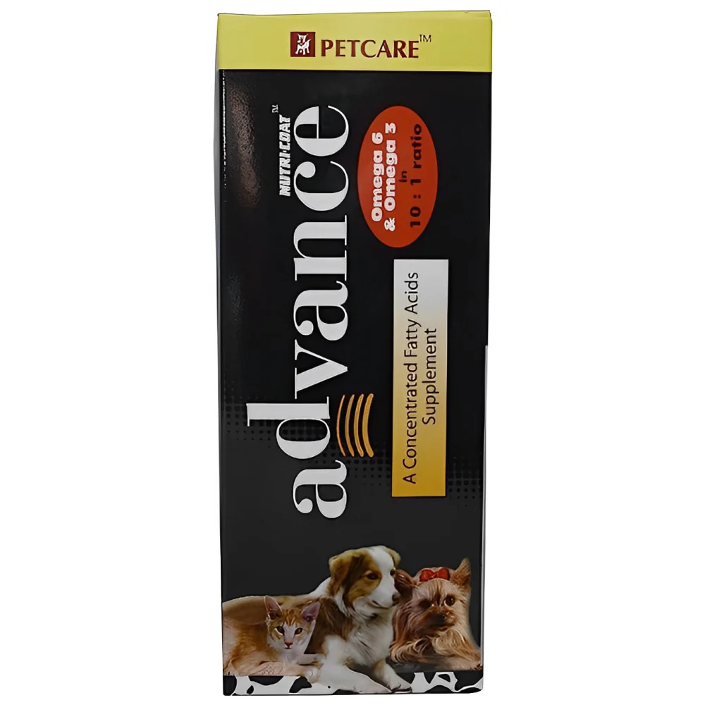 Petcare Nutricoat Advance Omega 3 + 6 Syrup for Dogs and Cats - Image 2