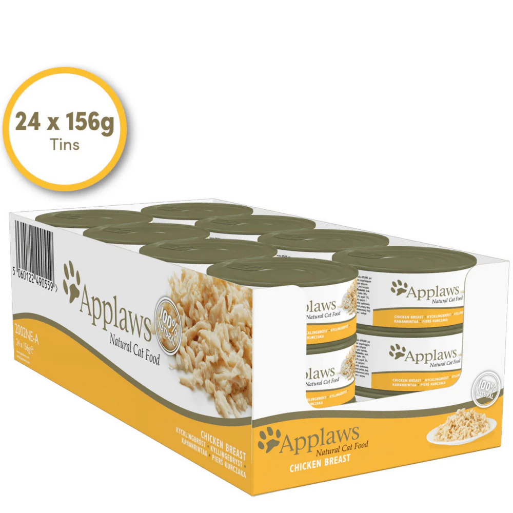 Applaws Chicken Breast Tinned Cat Wet Food (156g) - Image 7