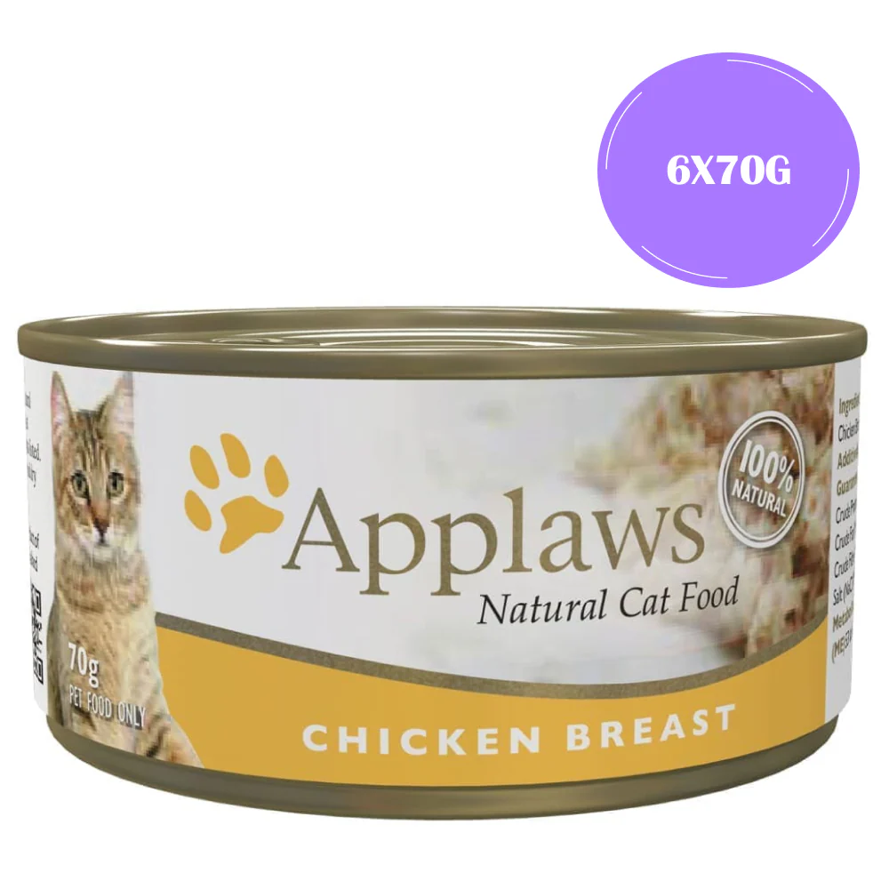 Applaws Chicken Breast Tinned Cat Wet Food (70g) - Image 8