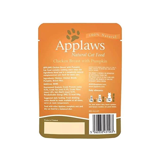 Applaws Chicken Breast with Pumpkin in Broth Cat Wet Food - Image 5
