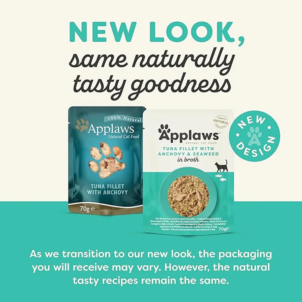 Applaws Tuna Fillet with Whole Anchovy Cat Wet Food - Image 2