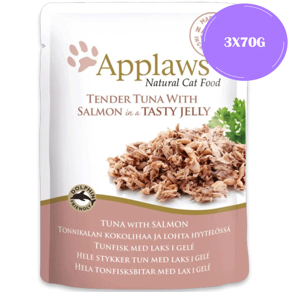 Applaws Tuna with Salmon in Tasty Jelly Pouch Cat Wet Food - Image 4