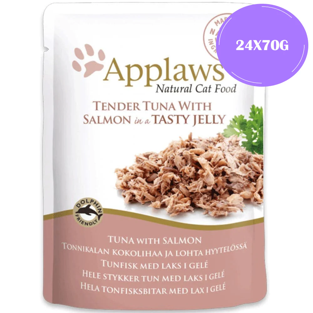 Applaws Tuna with Salmon in Tasty Jelly Pouch Cat Wet Food - Image 3