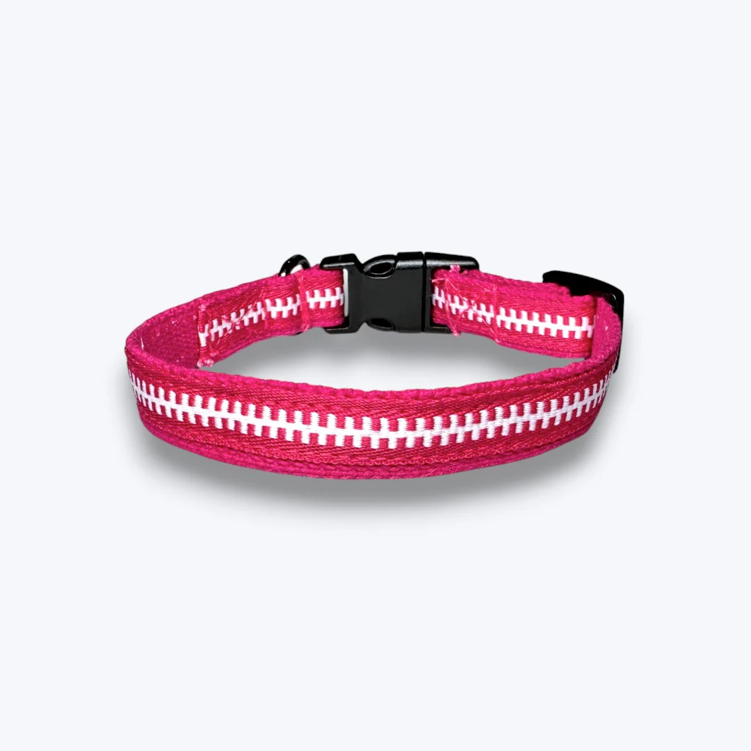 Aramesh Pink Whisper Collar for Cats (Pink & White) - Image 5
