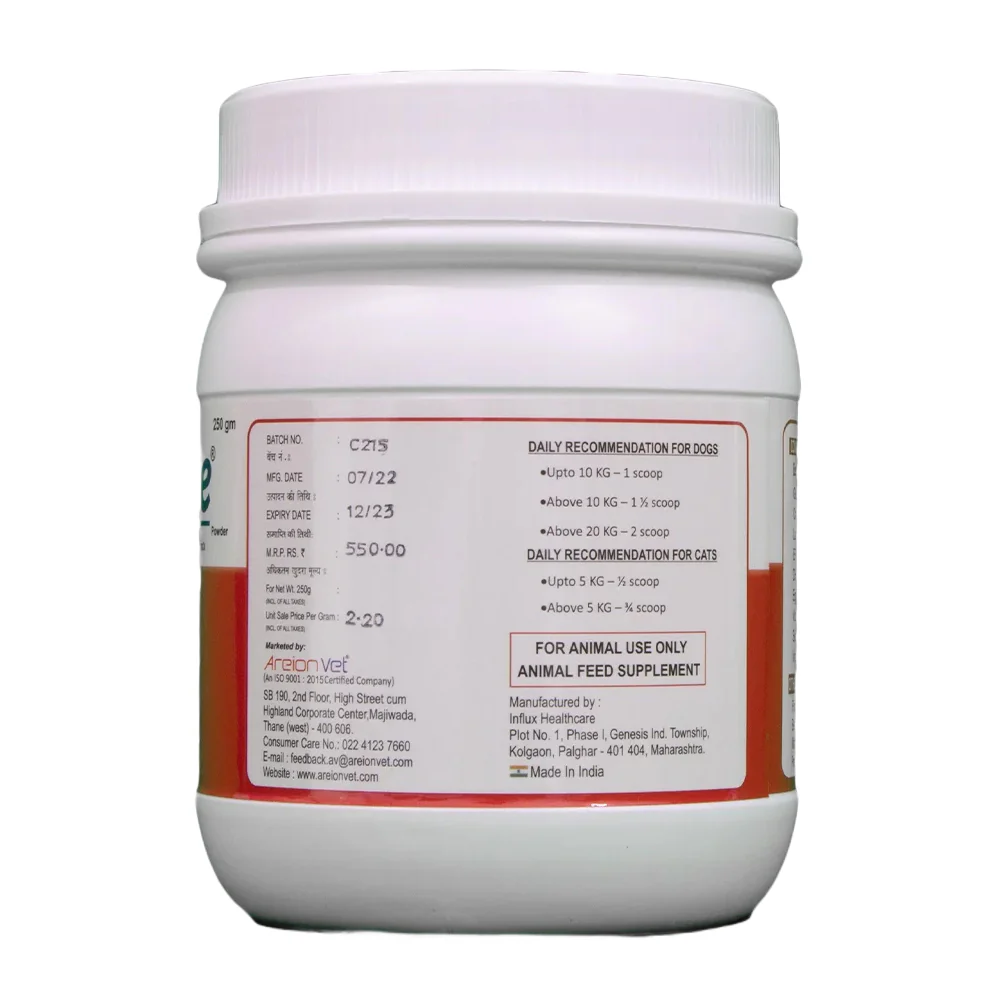 Areion Vet Gerisure Powder for Dogs and Cats (250g) - Image 2