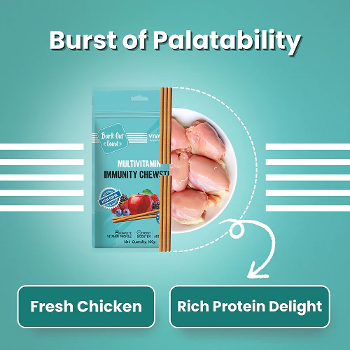 Bark Out Loud Immunity Multi Vitamin Chew Stix for Dogs and Cats - Image 4