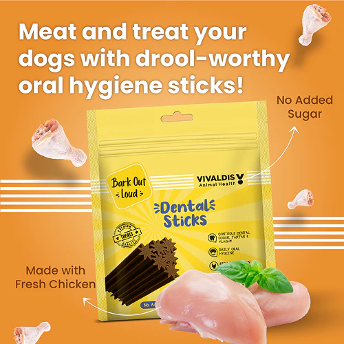 Bark Out Loud by Vivaldis Dental Sticks Dog Treats - Image 2