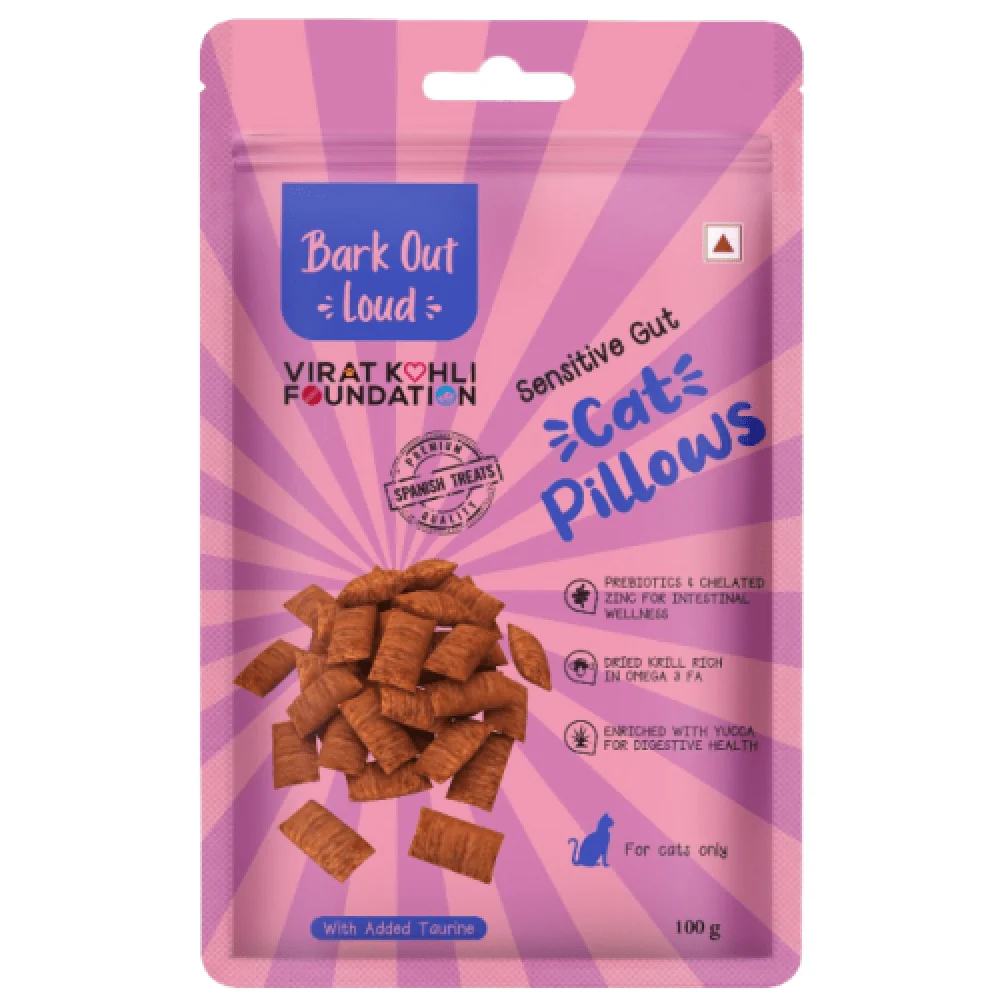 Bark Out Loud by Vivaldis Hairball Control and Sensitive Gut Pillow Cat Treats Combo - Image 9