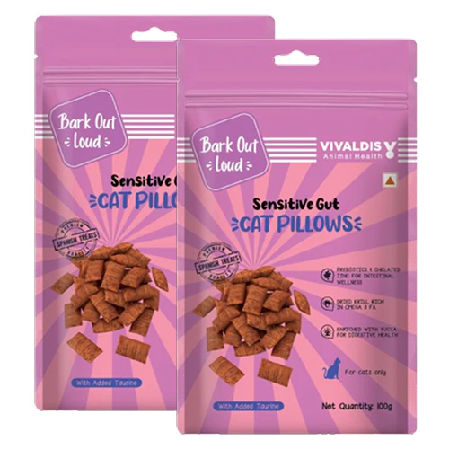 Bark Out Loud by Vivaldis Pillows for Sensitive Gut Cat Treats - Image 7