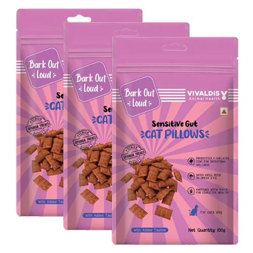 Bark Out Loud by Vivaldis Pillows for Sensitive Gut Cat Treats - Image 8