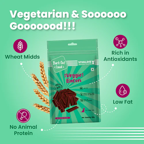 Bark Out Loud by Vivalidis Veggie Bacon Vegan Spanish Dog Treats - Image 2