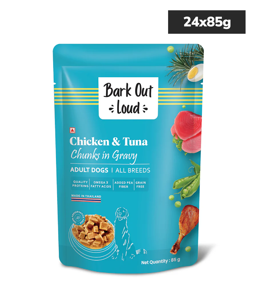 Bark Out Loud Chicken & Tuna Chunks Gravy Adult Dog Wet Food - Image 6