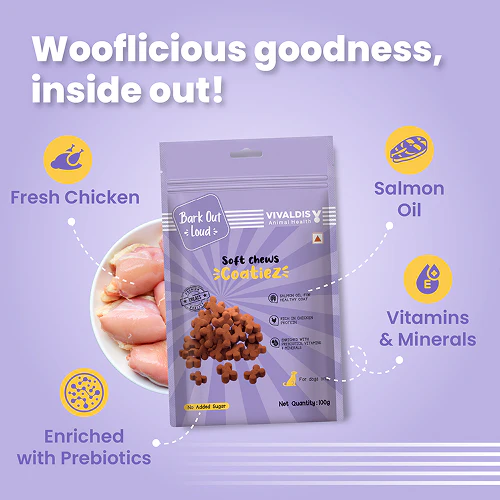 Bark Out Loud Coatiez Soft Chews Dog Treats - Image 2