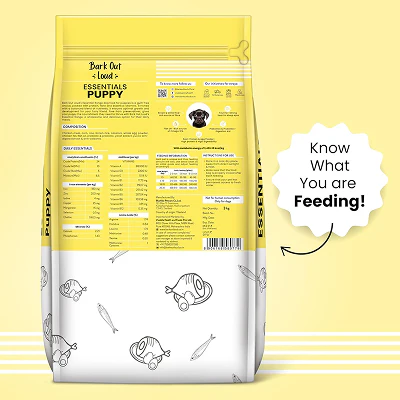 Bark Out Loud Essentials Real Chicken All Breed Puppy Dog Dry Food - Image 8