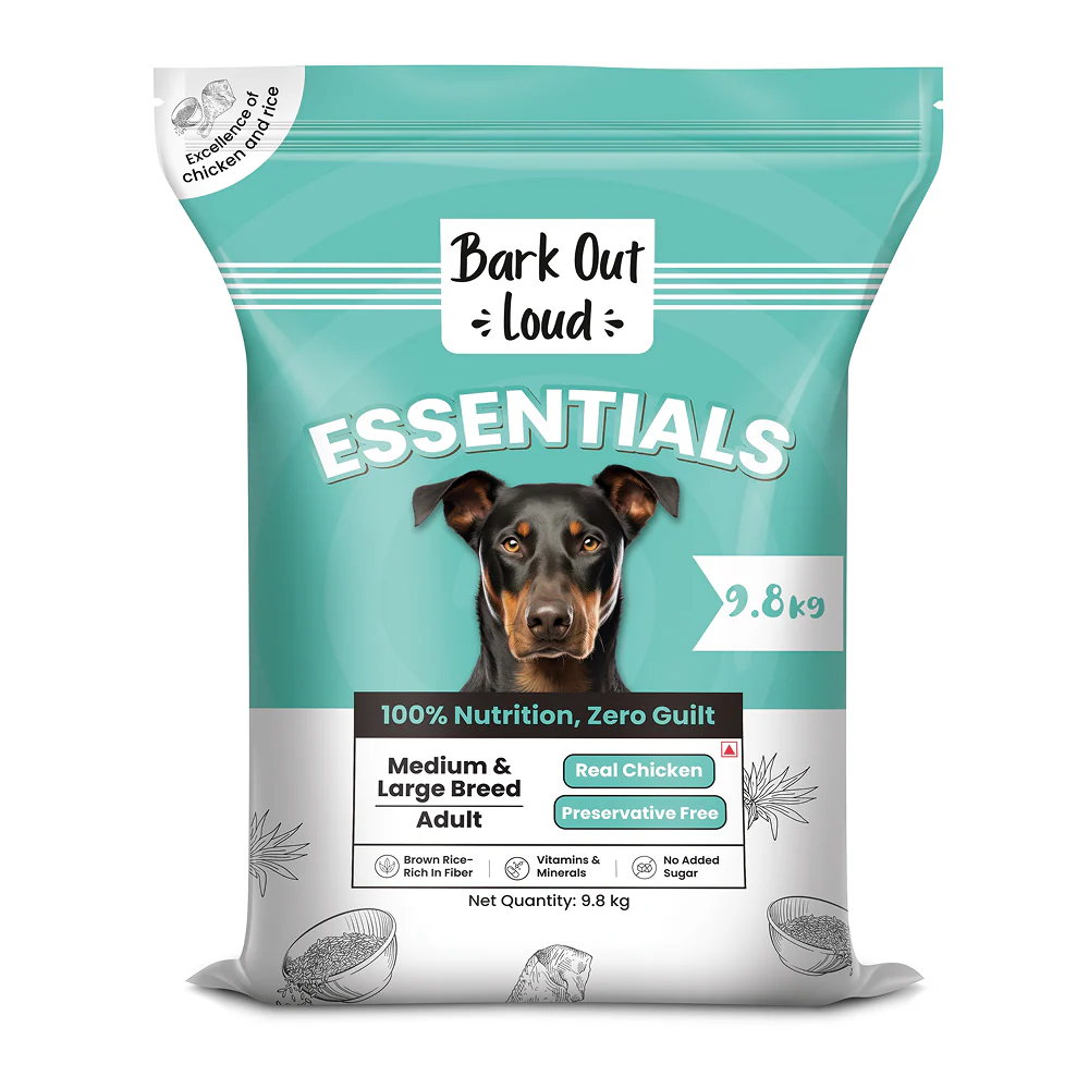 Bark Out Loud Essentials Real Chicken Medium and Large Breed Adult Dog Dry Food - Image 11