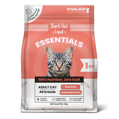 Bark Out Loud Essentials Real Fish Adult Cat Dry Food - Image 2