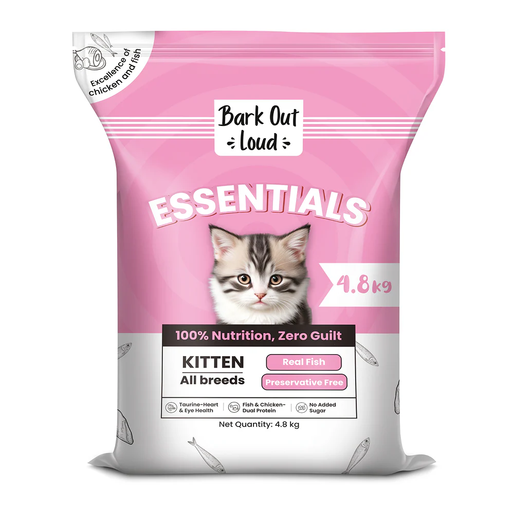 Bark Out Loud Essentials Real Fish Kitten Dry Food - Image 11