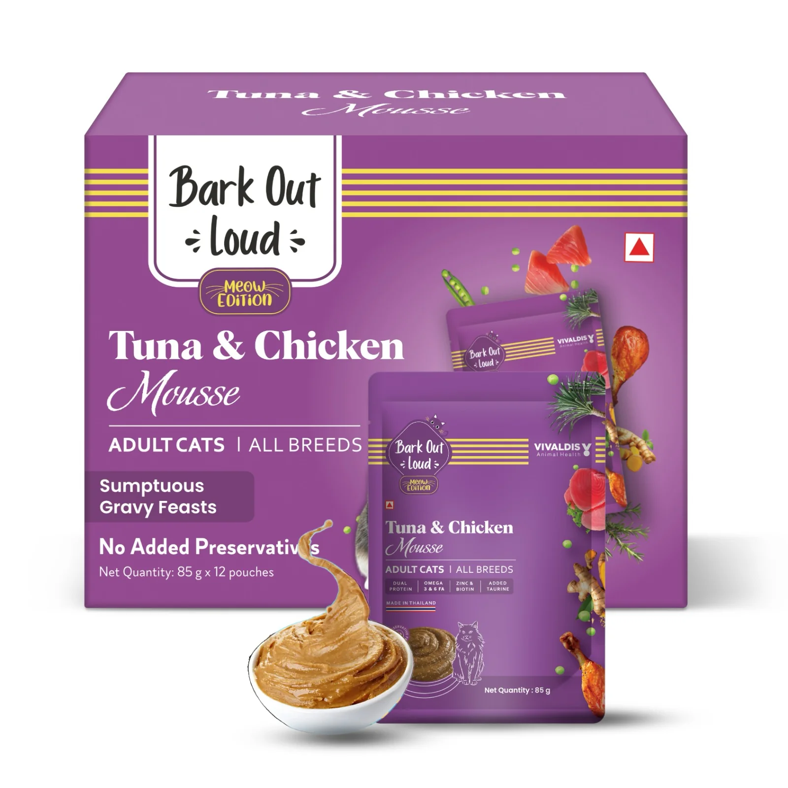 Bark Out Loud Fresh Tuna & Chicken Mousse Cat Wet Food - Image 10
