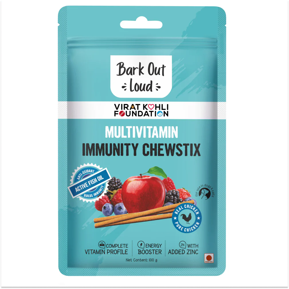 Bark Out Loud Glow and Shine Turmeric and Immunity Multi Vitamin Chew Stix for Dogs and Cats Combo - Image 3