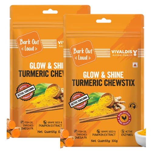 Bark Out Loud Glow and Shine Turmeric Chew Stix for Dogs and Cats - Image 7