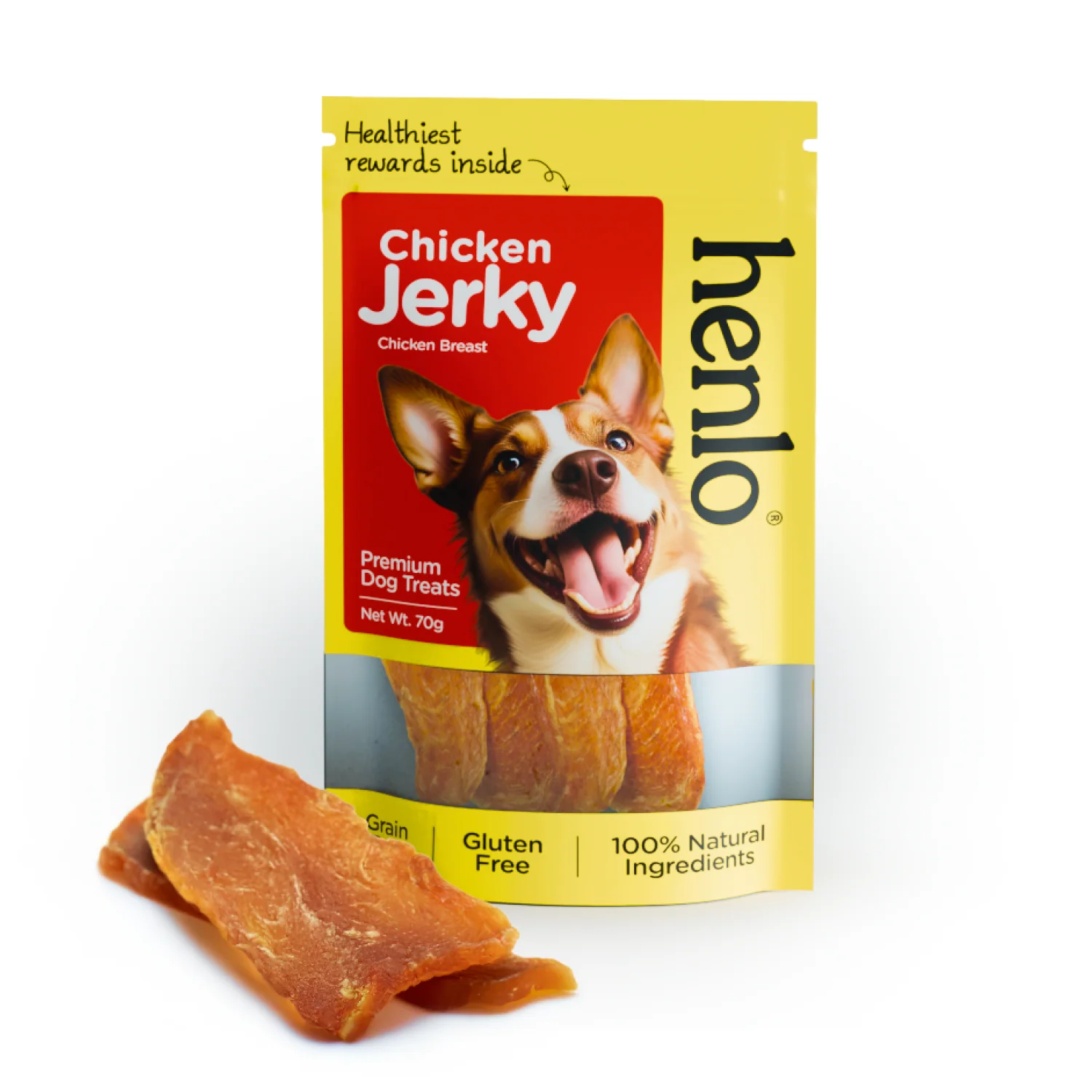 Bark Out Loud Immunity Multi Vitamin Chew Stix and Henlo Chicken Jerky Treat Combo for Dogs - Image 11