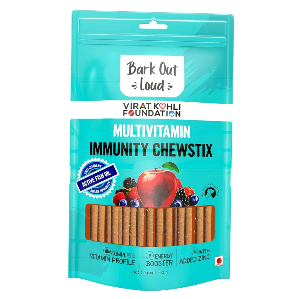 Bark Out Loud Immunity Multi Vitamin Chew Stix and Kong Classic Toy for Dogs and Cats Combo - Image 2