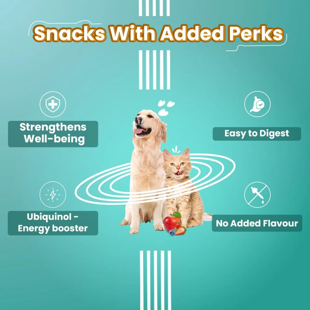 Bark Out Loud Immunity Multi Vitamin Chew Stix and Kong Classic Toy for Dogs and Cats Combo - Image 4