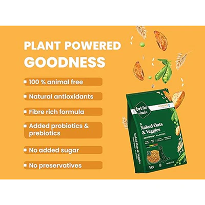 Bark Out Loud Naked Oats & Veggies, Veg Adult Dog Dry Food - Image 3