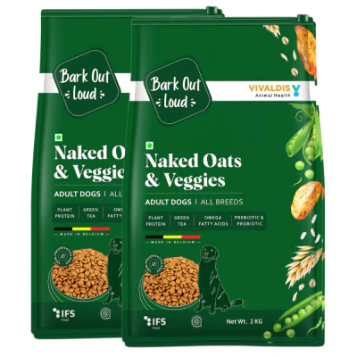 Bark Out Loud Naked Oats & Veggies, Veg Adult Dog Dry Food - Image 7