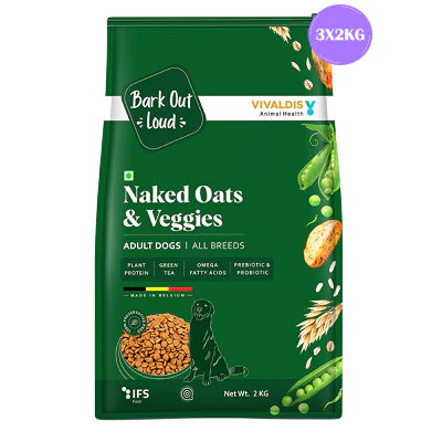 Bark Out Loud Naked Oats & Veggies, Veg Adult Dog Dry Food - Image 8