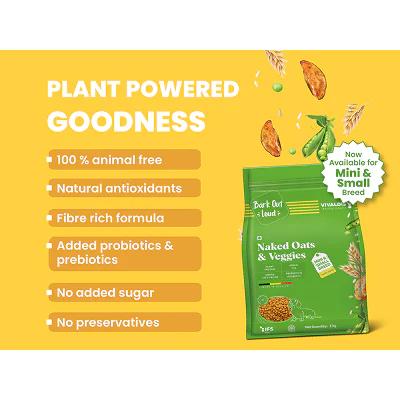 Bark Out Loud Naked Oats & Veggies Veg Mini & Small Breed Adult Dog Dry Food - Image 3
