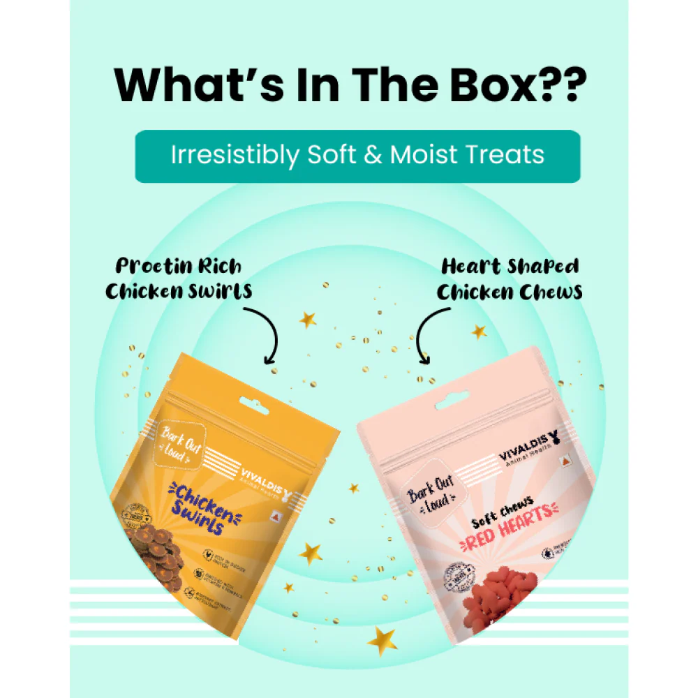 Bark Out Loud Premium Treat Box Chicken and Fish Dog Treat - Image 4
