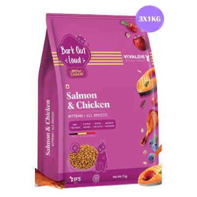 Bark Out Loud Salmon and Chicken Kitten Dry Food - Image 10