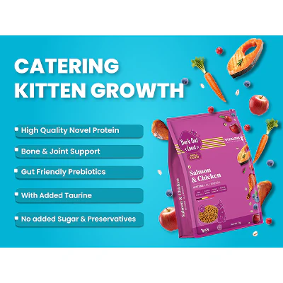 Bark Out Loud Salmon and Chicken Kitten Dry Food - Image 2