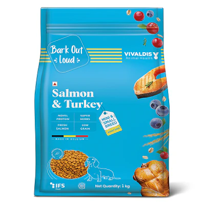 Bark Out Loud Salmon & Turkey Mini & Small Breed Adult Dog Dry Food - Image 11