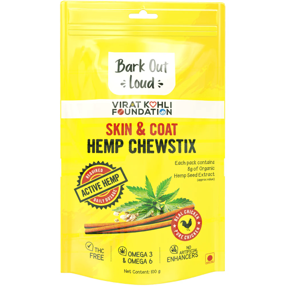 Bark Out Loud Skin & Coat Hemp and Immunity Multi Vitamin Chew Stix for Dogs and Cats Combo - Image 2