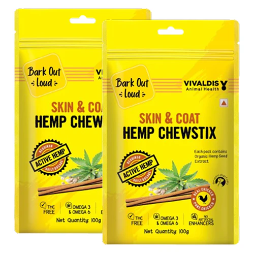 Bark Out Loud Skin & Coat Hemp Chew Stix for Dogs and Cats - Image 7