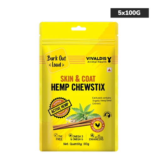 Bark Out Loud Skin & Coat Hemp Chew Stix for Dogs and Cats - Image 9