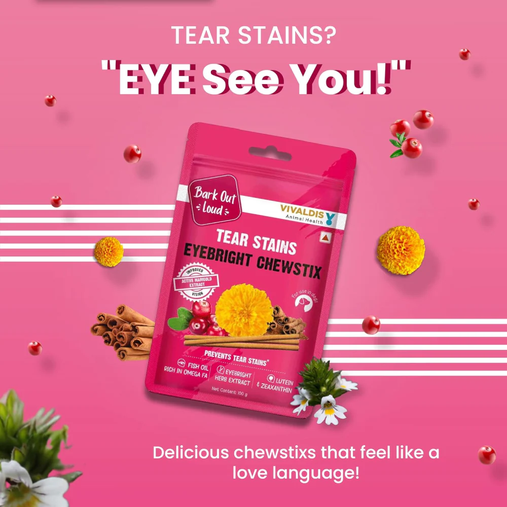 Bark Out Loud Tear Stains Eyebright Chew Stix Dog Treats - Image 6