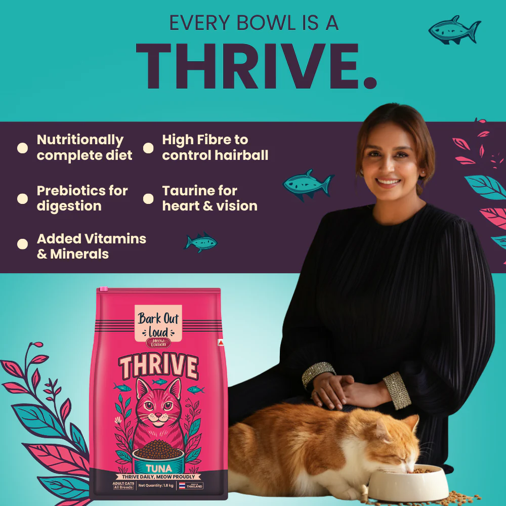 Bark Out Loud Thrive Tuna Flavour Adult Cat Dry Food - Image 2