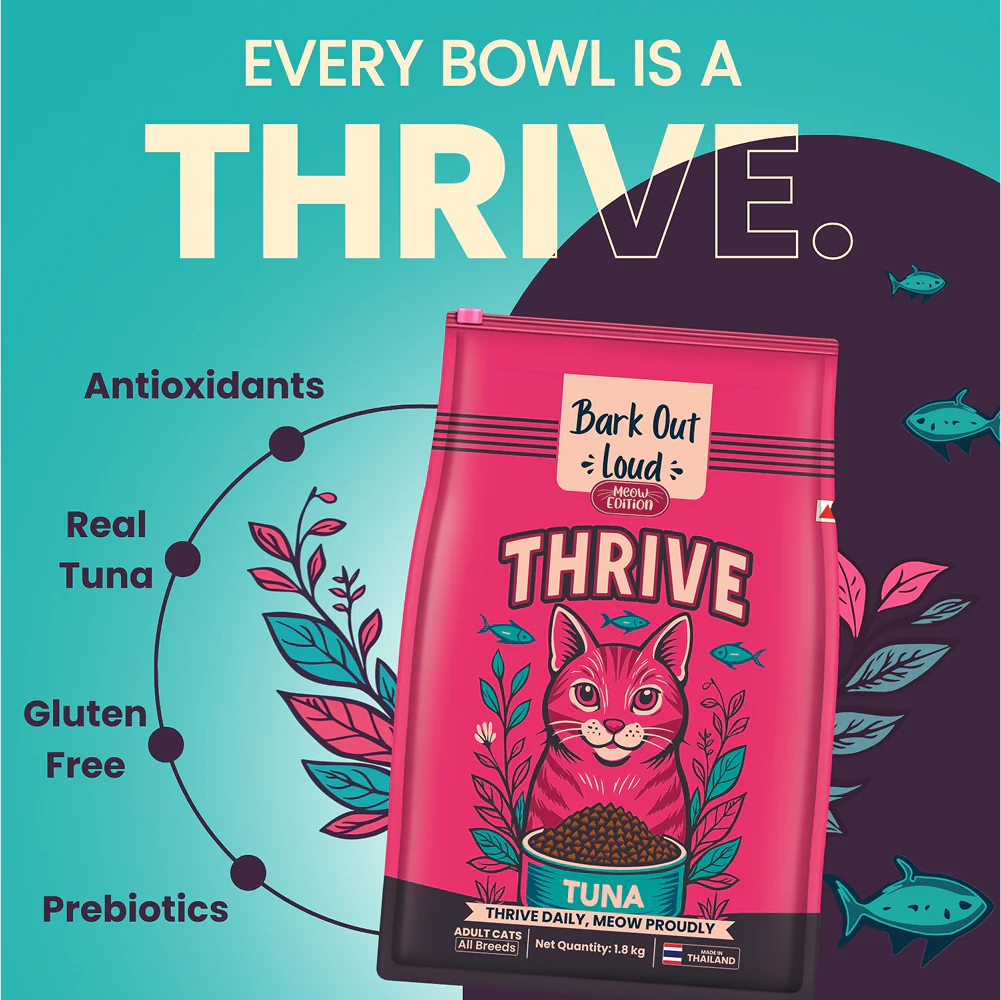 Bark Out Loud Thrive Tuna Flavour Adult Cat Dry Food - Image 4