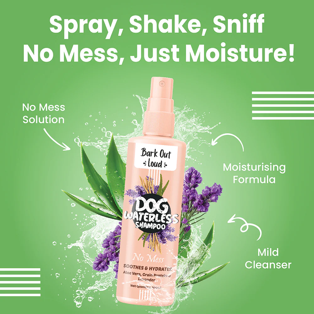 Bark Out Loud No Mess Waterless Dry Shampoo for Dogs - Image 2