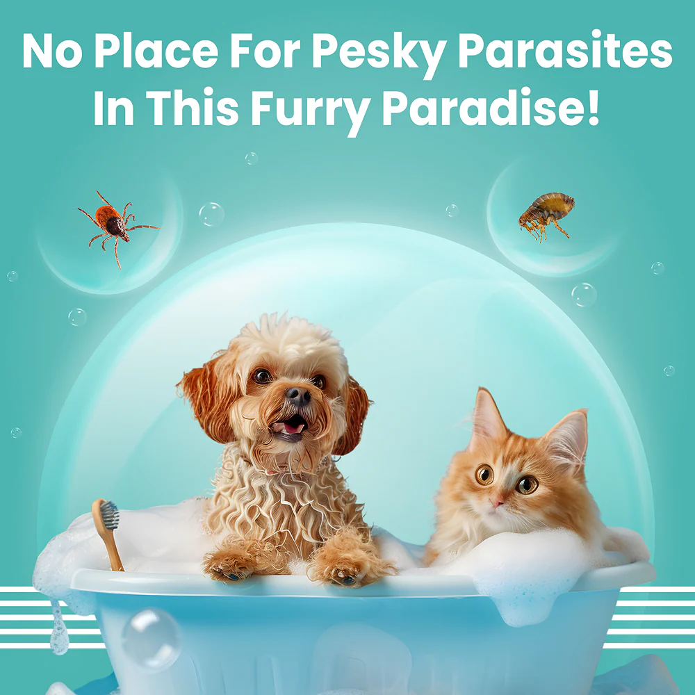 Bark Out Loud Tick & Flea Shampoo for Dogs and Cats - Image 6