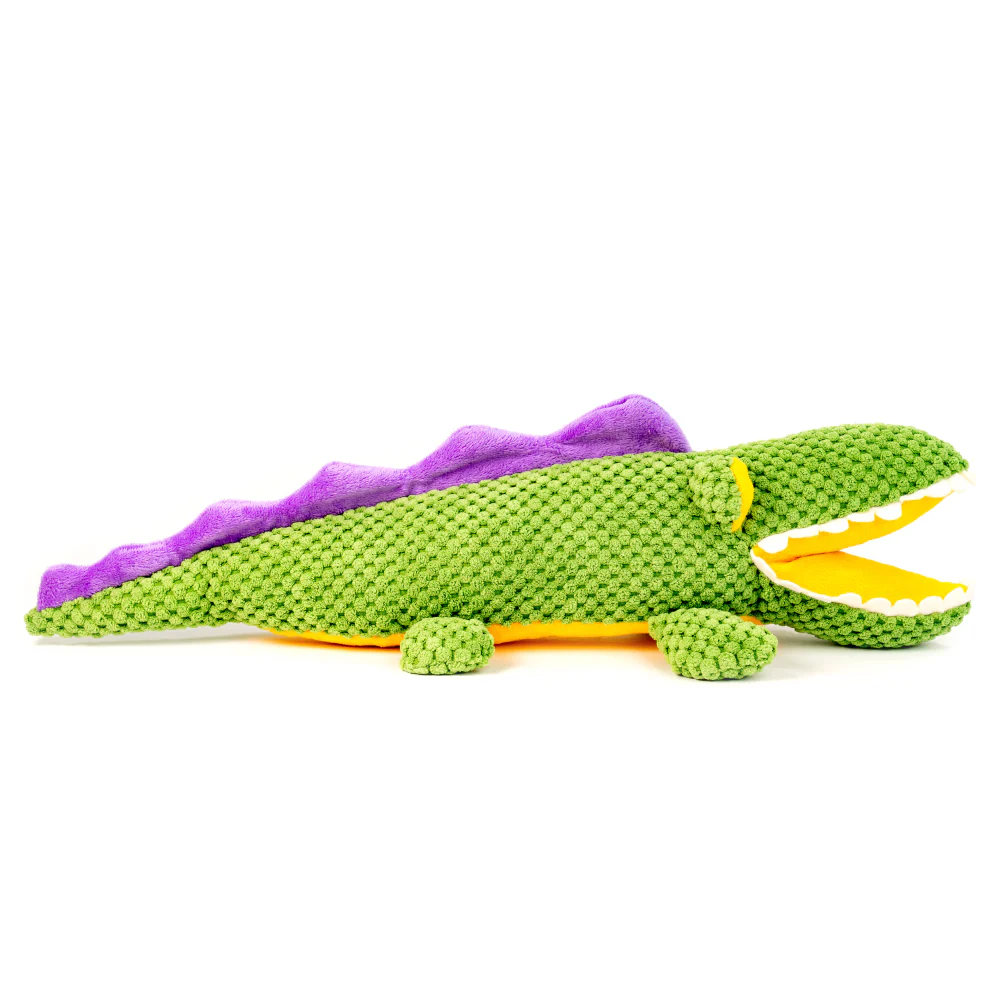 Barkbutler Aly The Gator Plush Toy for Dogs | For Medium Chewers (Green) - Image 6