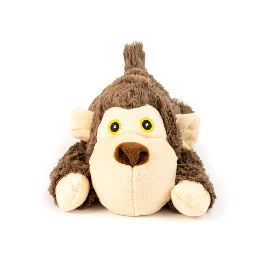 Barkbutler Boh The Bear Plush Toy for Dogs | For Medium Chewers (Brown) - Image 6