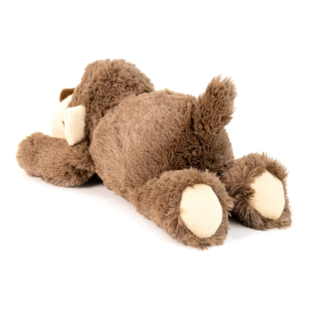 Barkbutler Boh The Bear Plush Toy for Dogs | For Medium Chewers (Brown) - Image 7