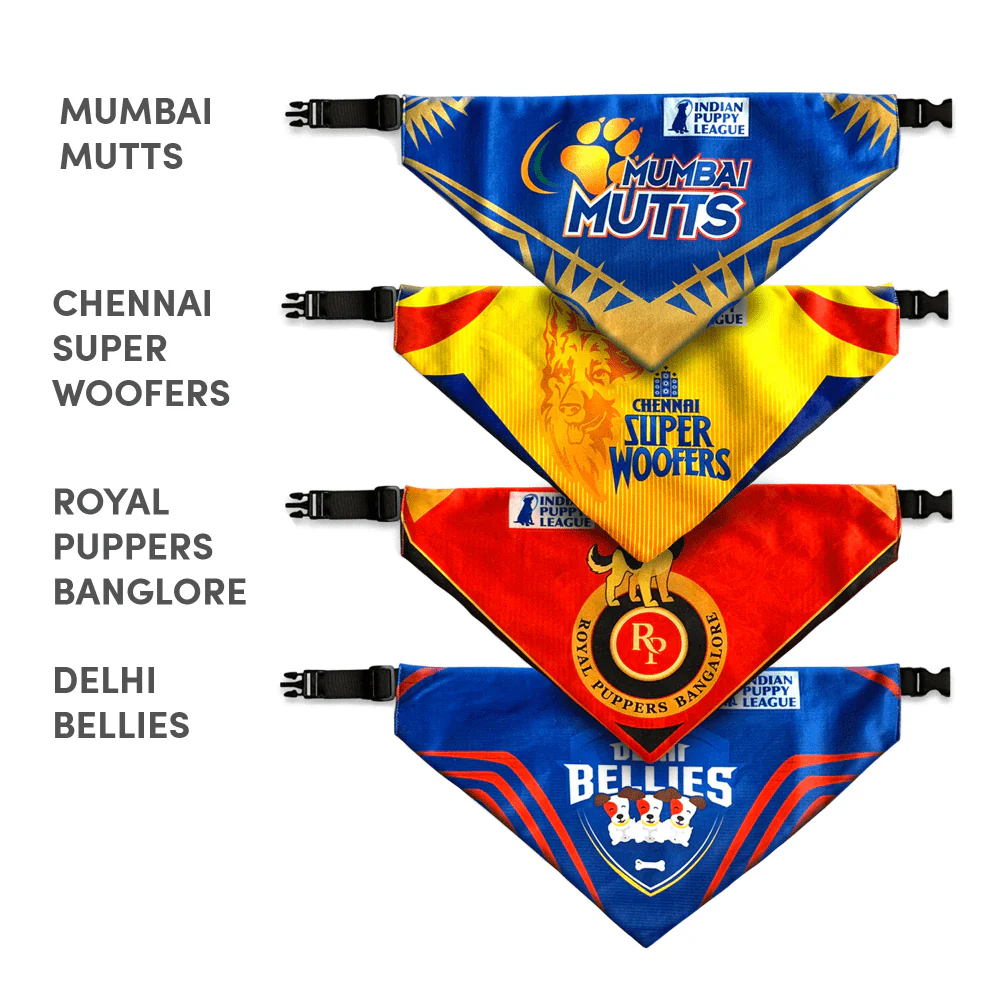 Barkbutler Chennai Super Woofers Bandana for Dogs | Indian Pet League - Image 7