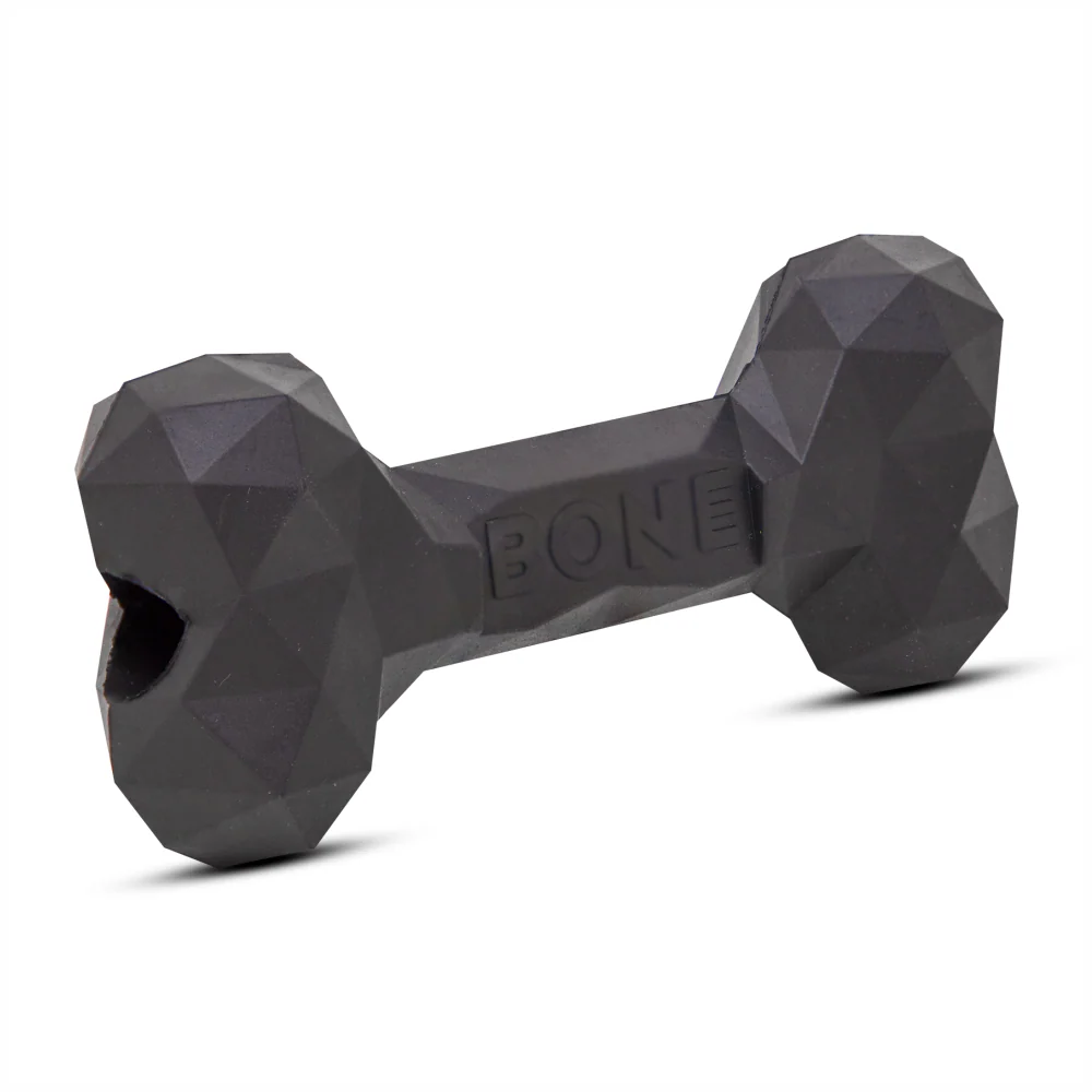 Barkbutler Chu the bone Treat Dispensing Toy for Dogs (Black) - Image 7