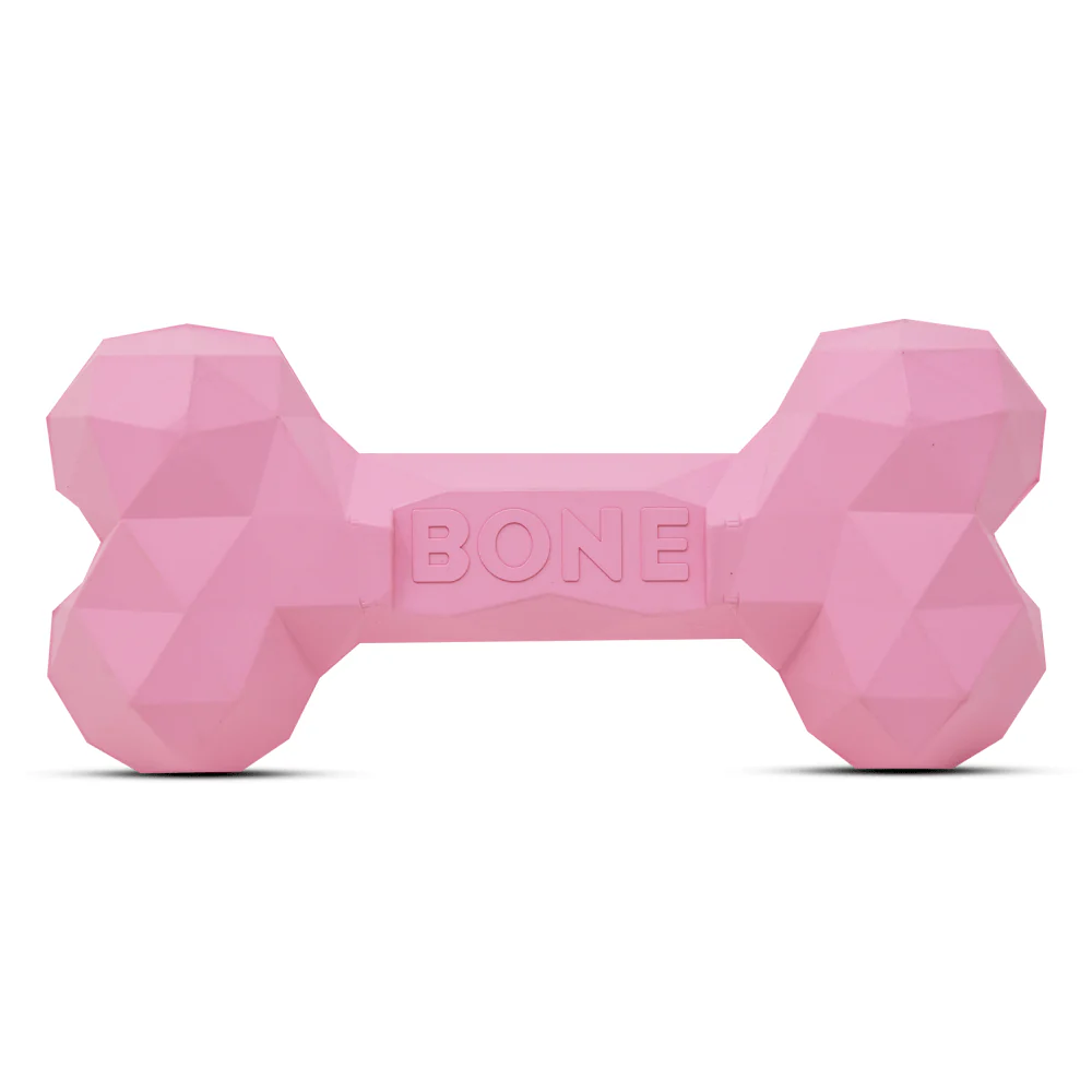 Barkbutler Chu the bone Treat Dispensing Toy for Dogs (Pink) - Image 3